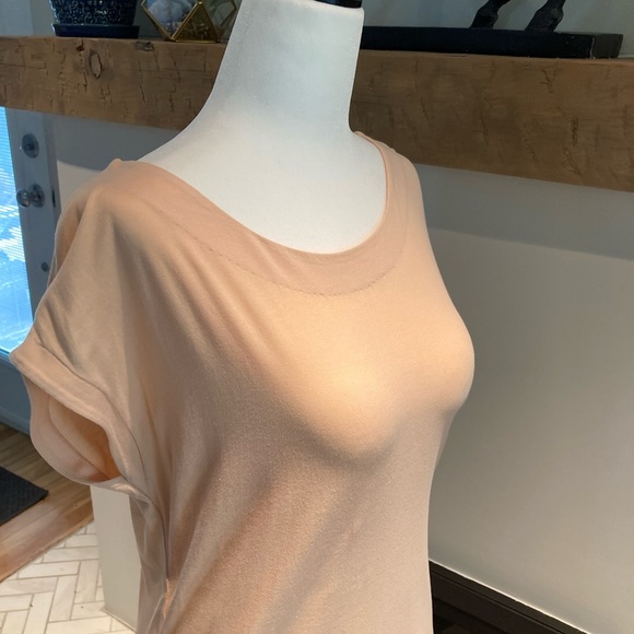 Ça va de soi - Peach T shirt dress.  Small - Picture 4 of 7